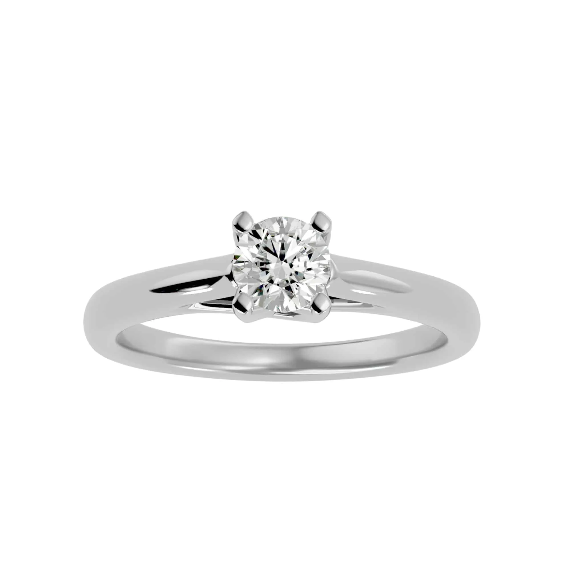 1.00ct  Crossed Claws High Dome Solitaire Engagement Ring