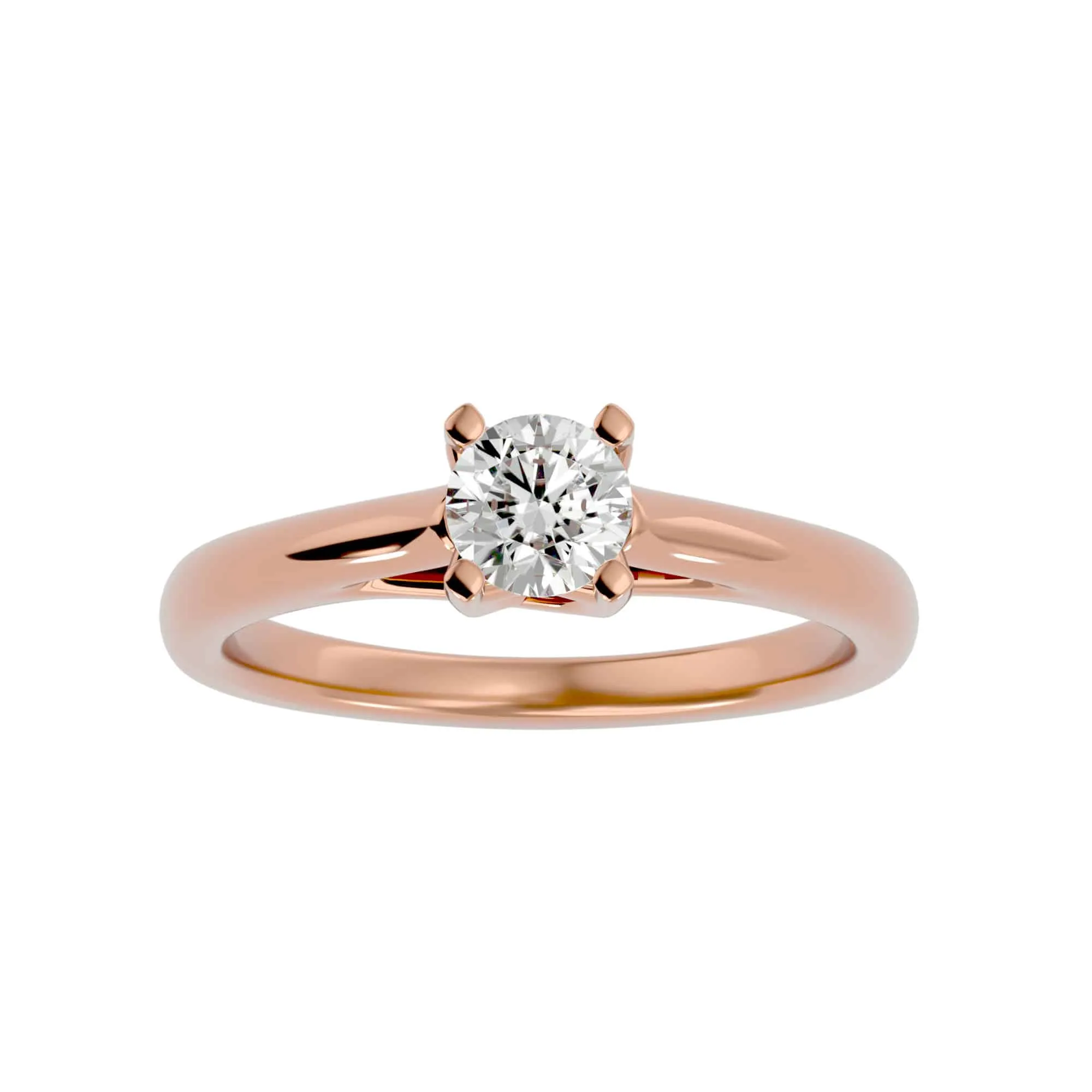 1.00ct  Crossed Claws High Dome Solitaire Engagement Ring