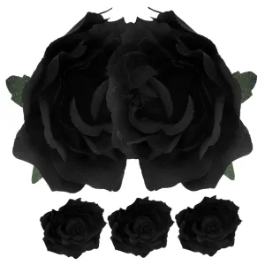 10cm Floral Hair Clip Bridal Corsage Brooch Wedding Flower Brooch for Headpiece Elegant Bridal Jewelry