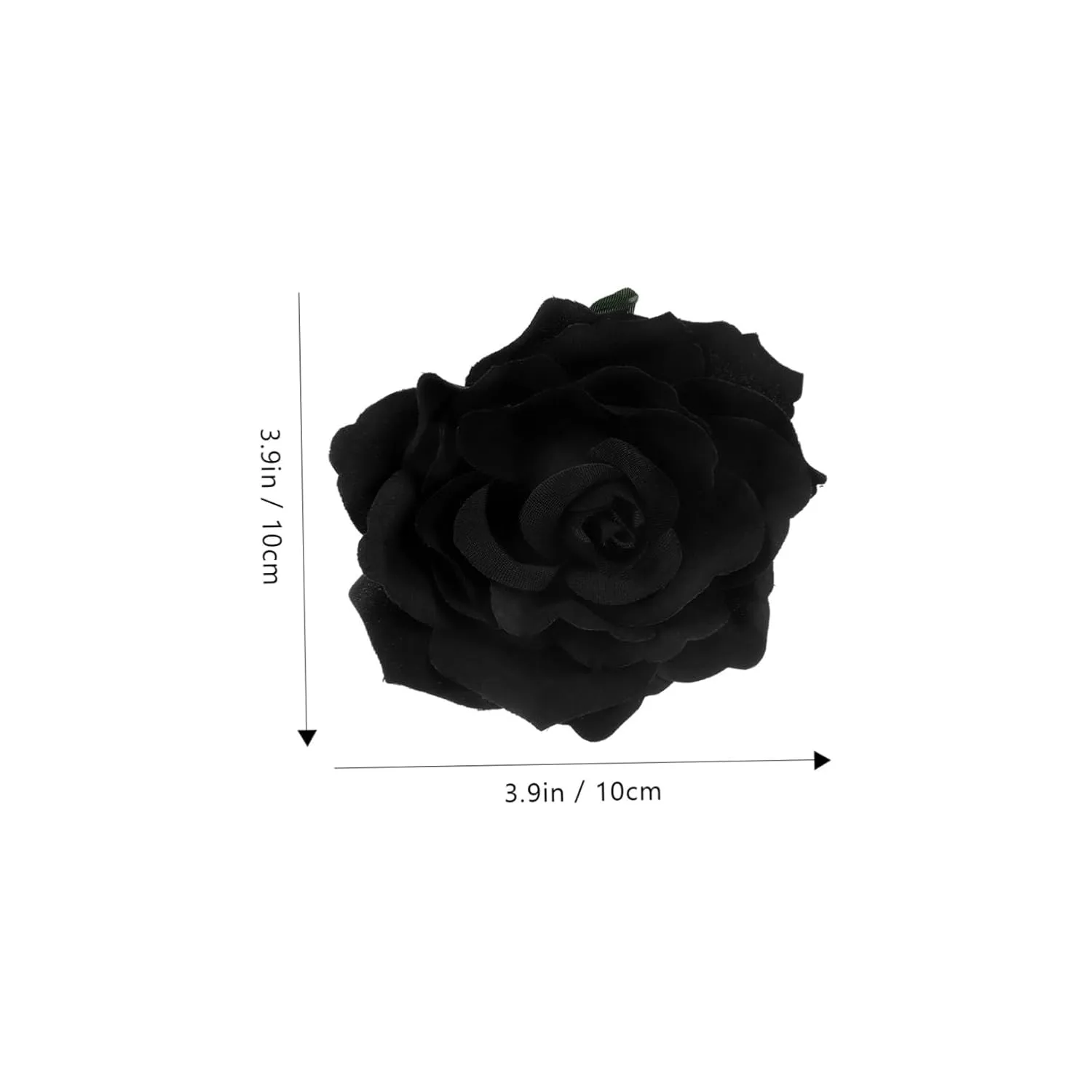 10cm Floral Hair Clip Bridal Corsage Brooch Wedding Flower Brooch for Headpiece Elegant Bridal Jewelry