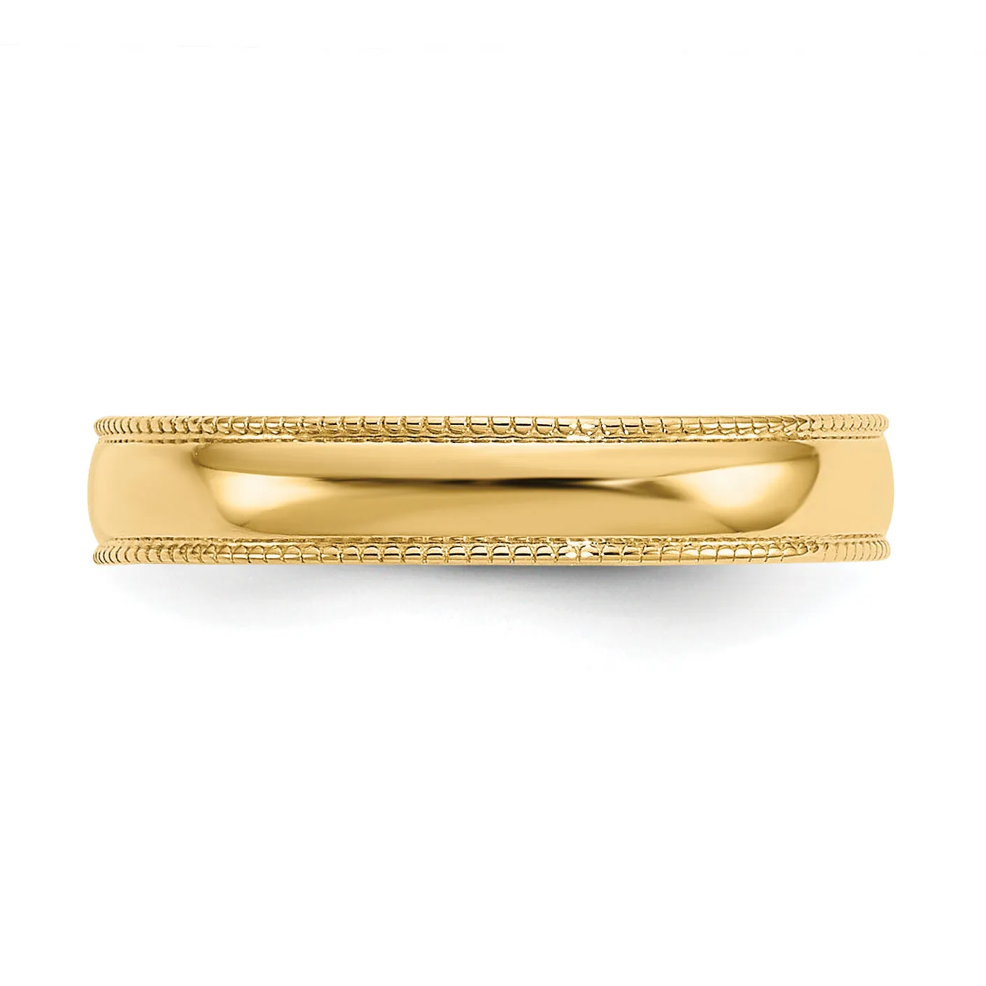 10k Mill Grain Adjustable Toe Ring