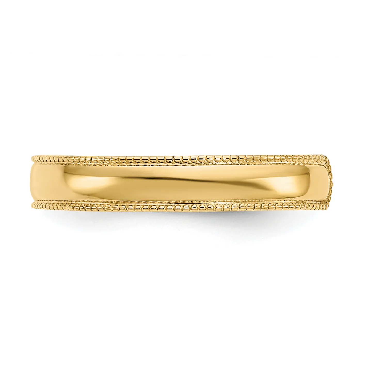 10k Mill Grain Adjustable Toe Ring