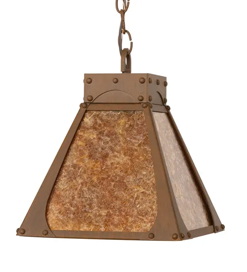 10" Wide Ferro Pendant