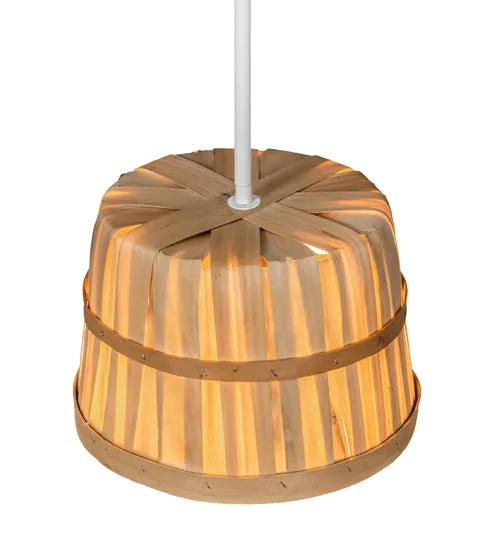 11" Wide Bushel Basket Pendant