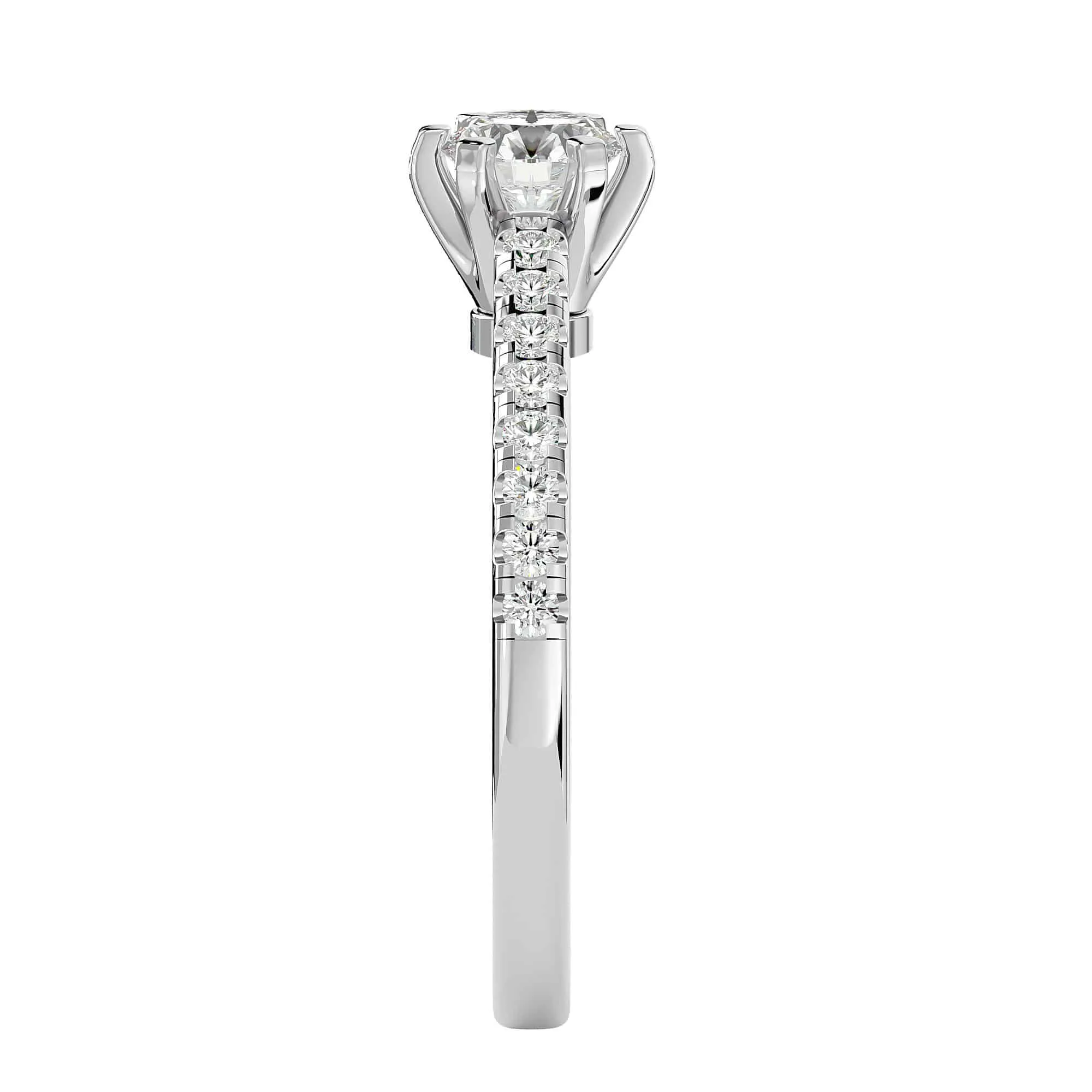 1.42ct 6 Prong Solitaire Engagement Ring