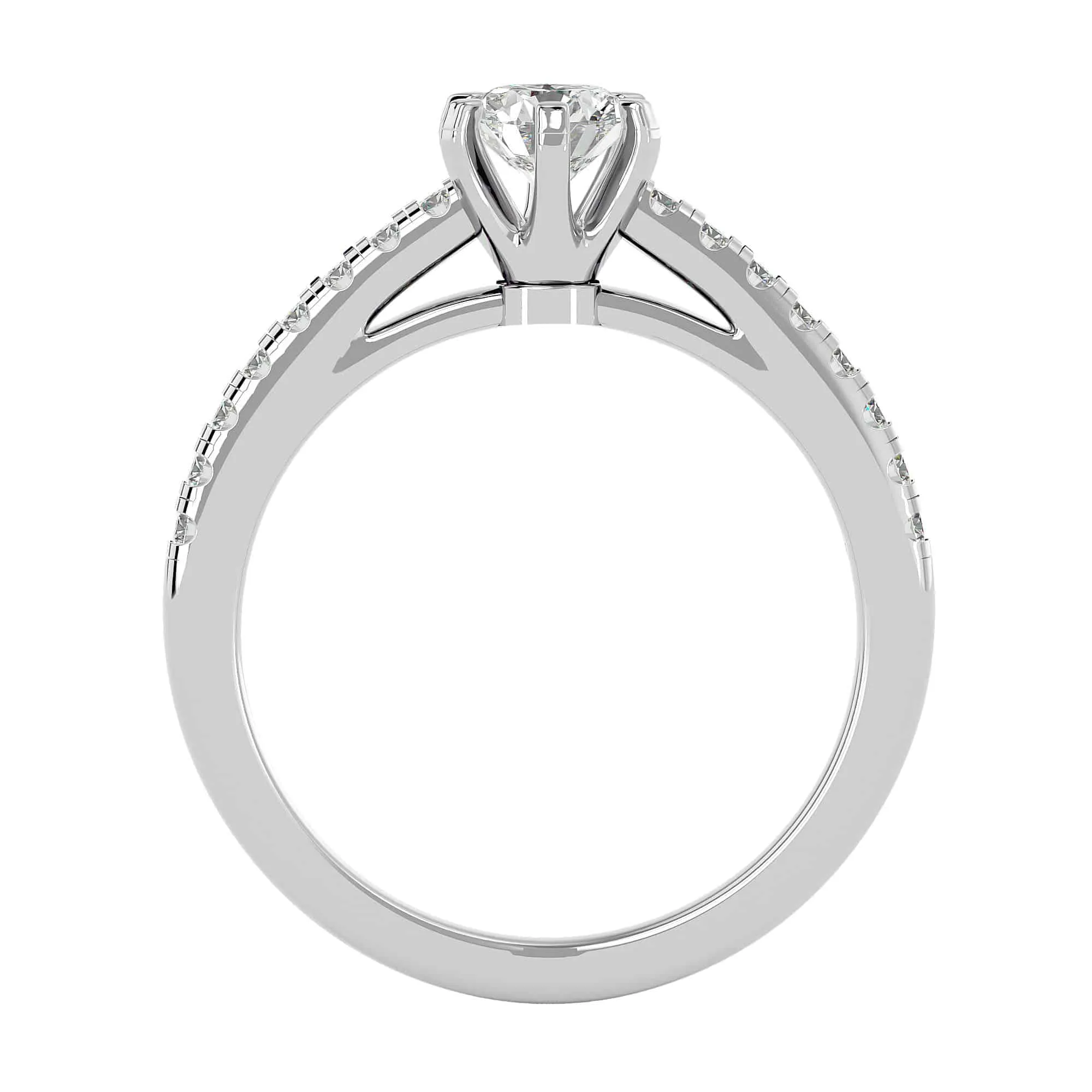 1.42ct 6 Prong Solitaire Engagement Ring