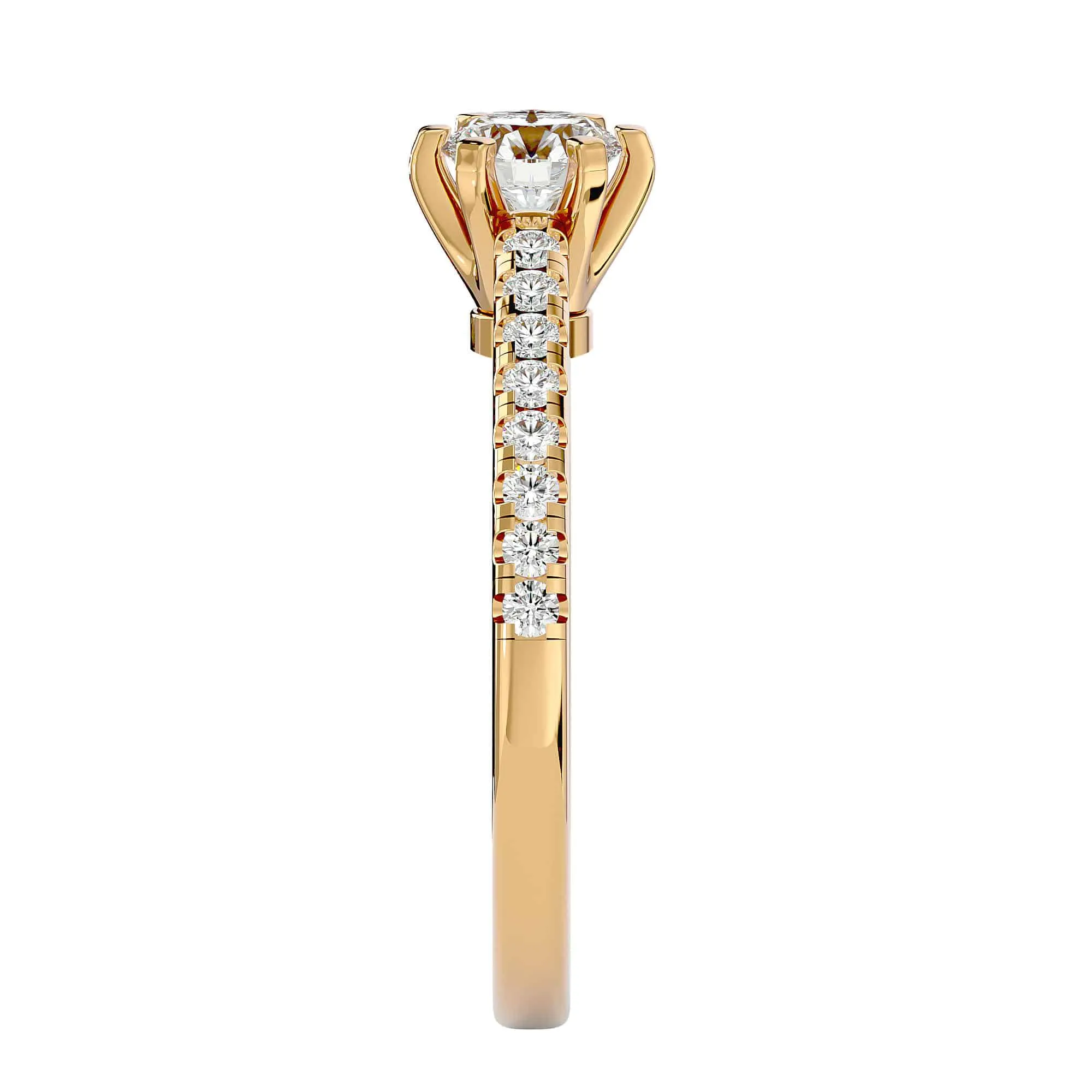 1.42ct 6 Prong Solitaire Engagement Ring