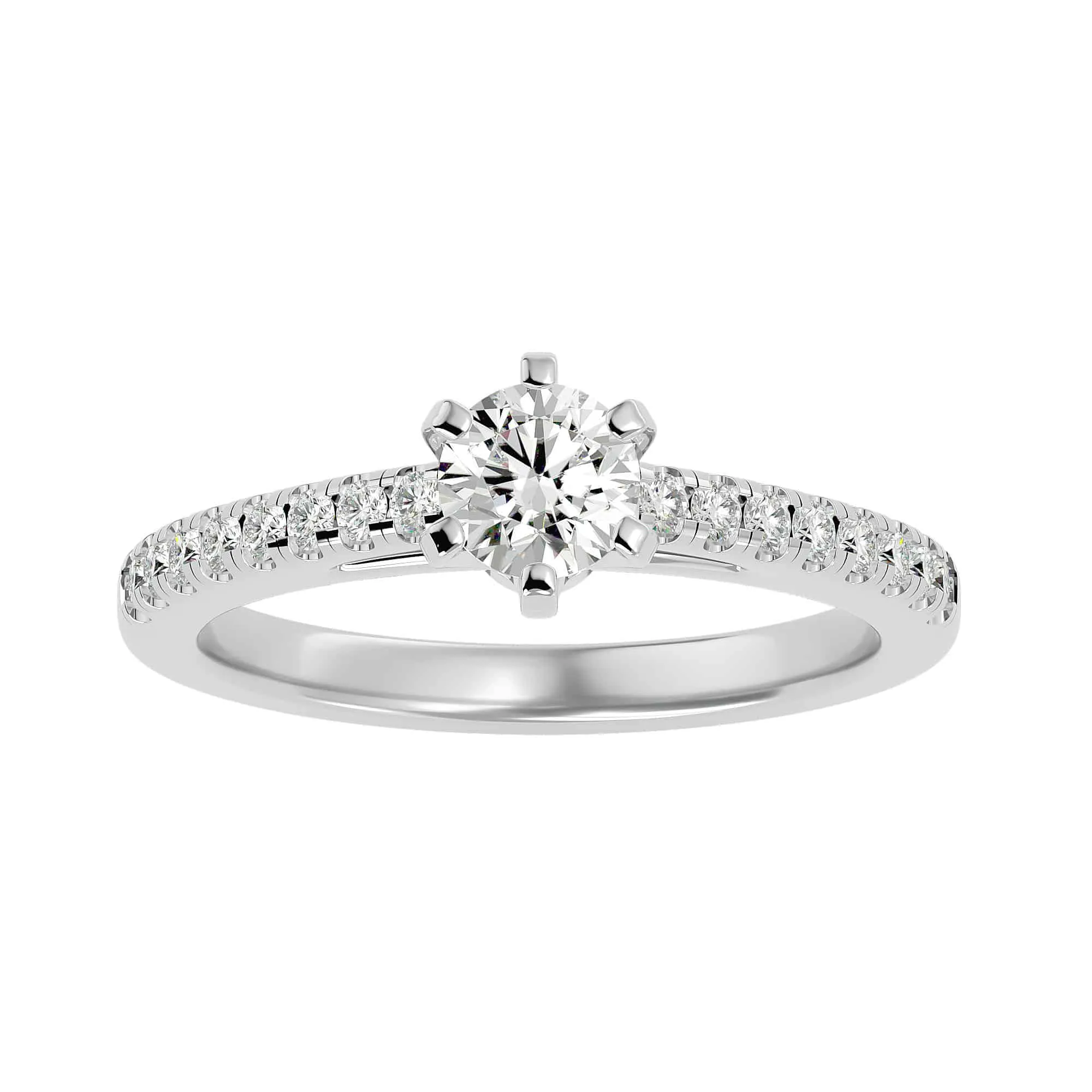 1.42ct 6 Prong Solitaire Engagement Ring