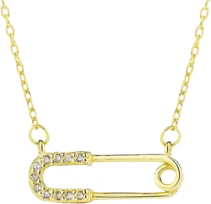 14k Gold Necklace for Women - Gold Filled Sterling Silver Chain - Dainty Paperclip Gold Chain for Women