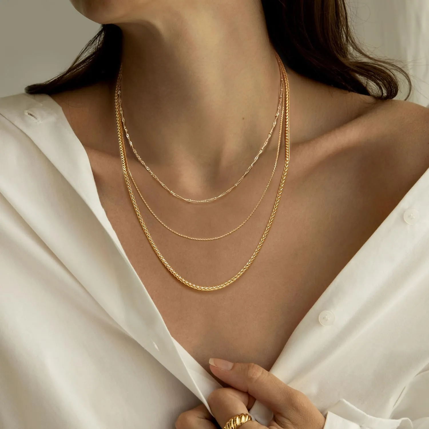 14K Gold Necklaces for Women Trendy Necklace for Men 14K Gold Chain for Mens Chain Necklaces Franco Chain Mens Necklace Chains for Women Chains 16-30in