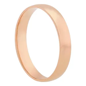 14K Rose Gold High Polish Band, 4MM
