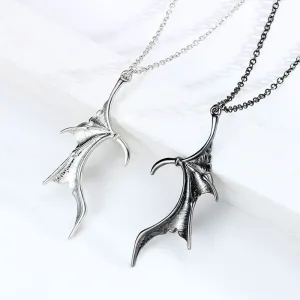 2Pcs/set Matching Drogan Wings Magnetic Necklaces for Couples BFFs