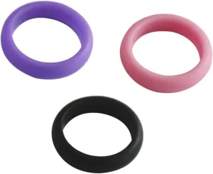 3pcs Adjustable Rings for Women Women Silicone Rings Stackable