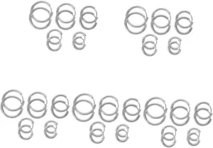 50pcs Stainless Steel Hoop Earrings for Men Women Polished Cartilage Earrings Comfortable Lightweight for Daily Wear Special Occasions