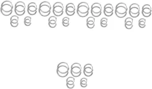 50pcs Stainless Steel Hoop Earrings for Women Men Lightweight Aesthetic Thick Hoops Comfortable Wear for Anniversaries Birthdays and Casual Occasions