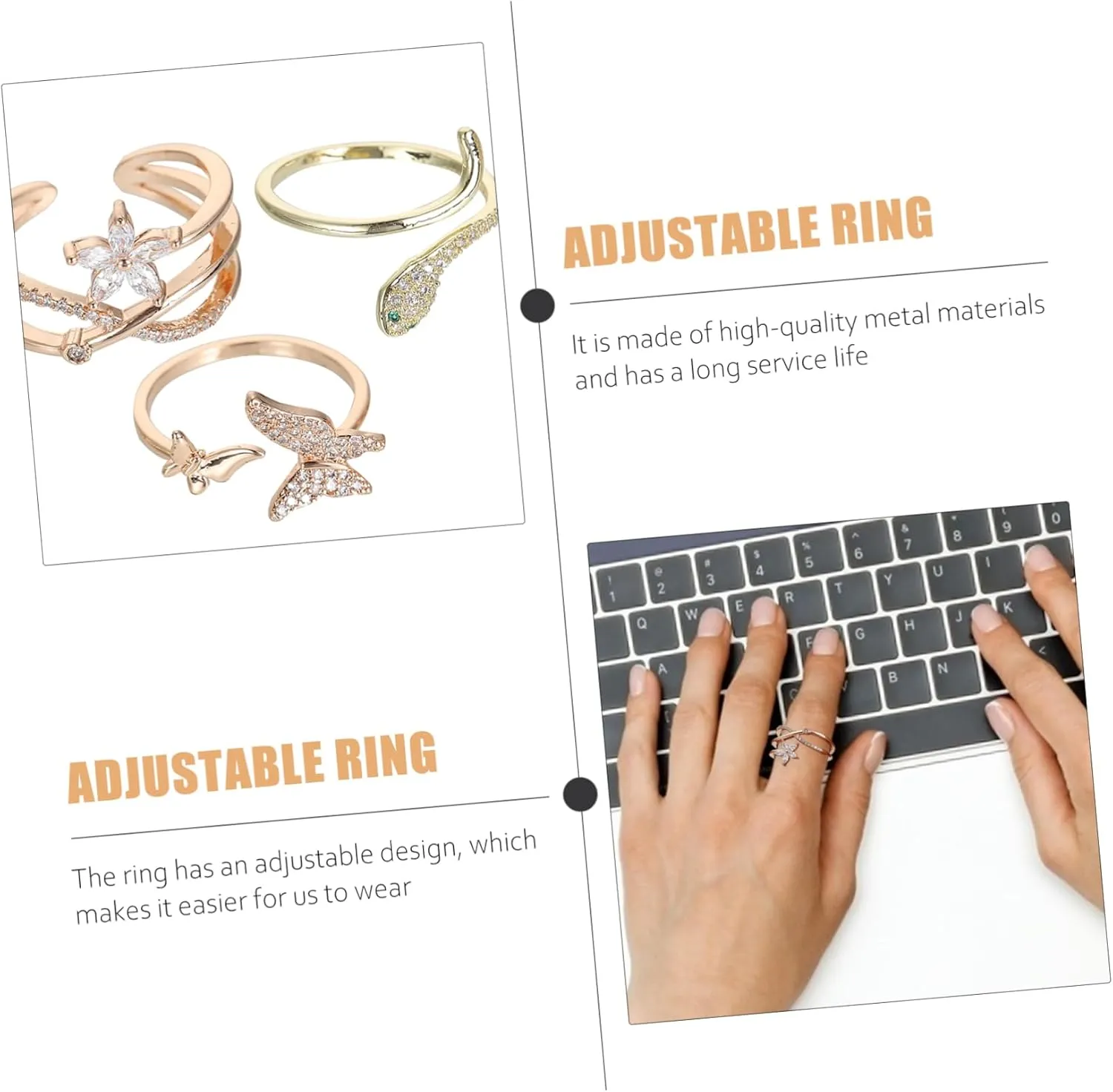 6 Pcs Ring Christmas Christmas Presents Regalitos De Party Decor Xmas Finger Ornaments Fashion