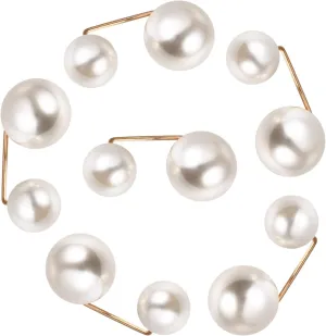 6Pcs Faux Pearl Brooch Pins for Sweaters Dresses Corsages Stylish Safety Pins for Women Elegant Accessories for Weddings Parties Daily Wear