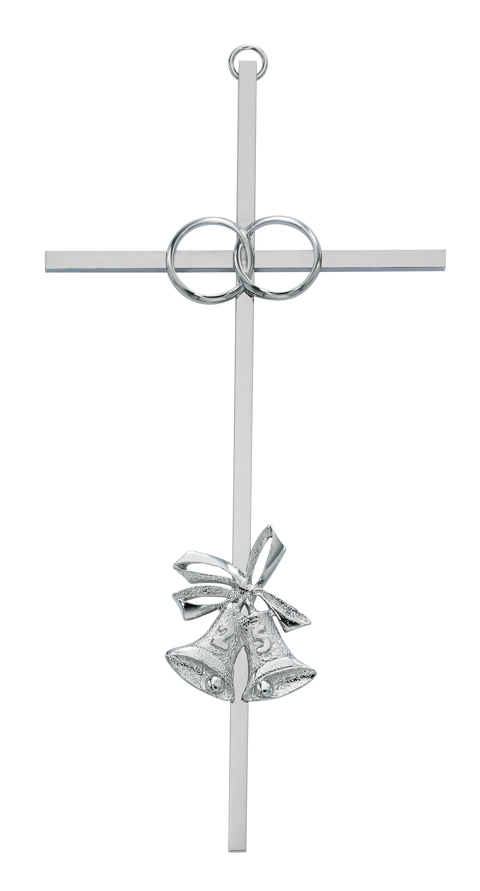 8in 25th Anniversary Aluminum Cross Boxed - 71-44825