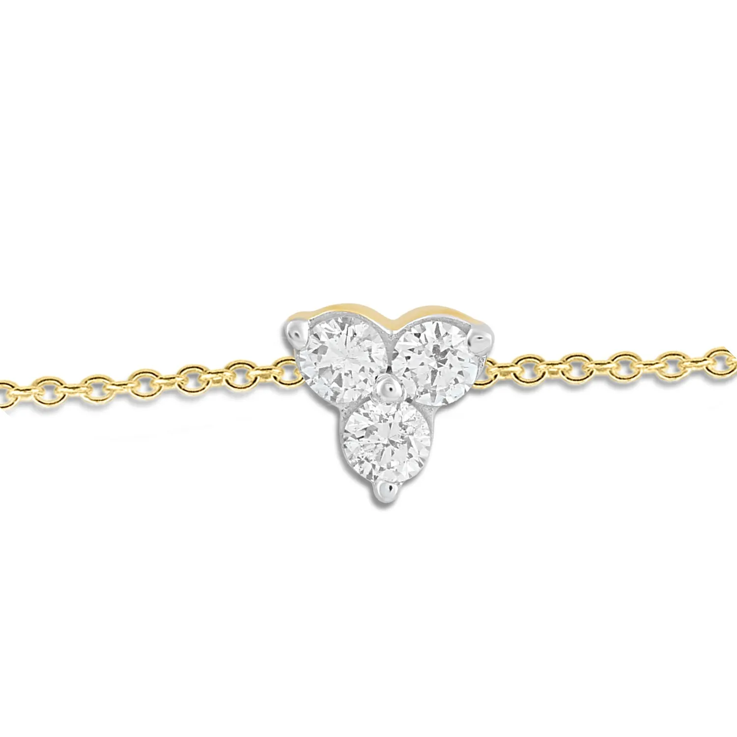 9K Yellow Gold 0.15ct Diamond Bracelet - B-4117-015-Y