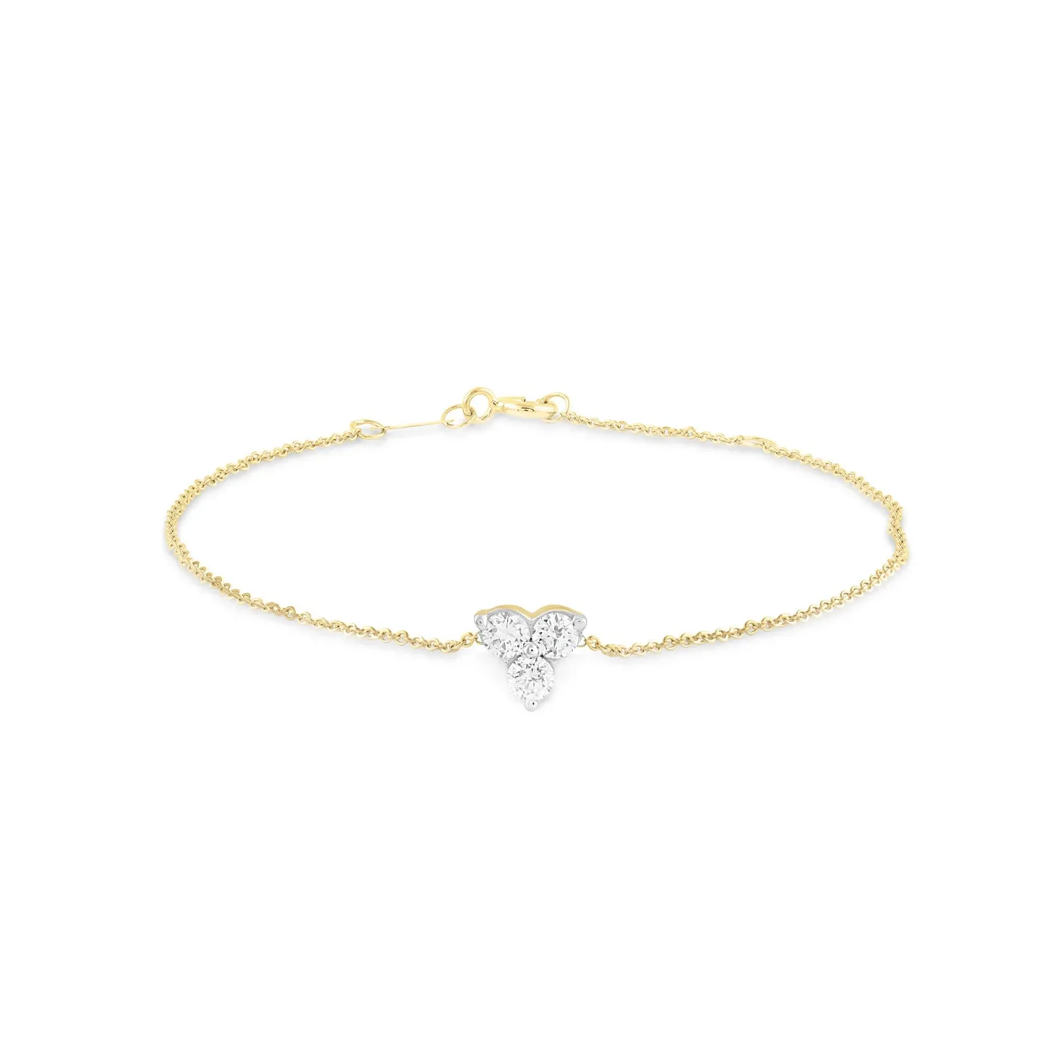 9K Yellow Gold 0.15ct Diamond Bracelet - B-4117-015-Y