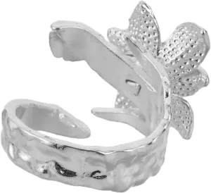 Adjustable Daffodil Ring for Women Unique Aesthetic Floral Design Elegant Statement Jewelry for Daily Wear Parties and Dates Durable Construction