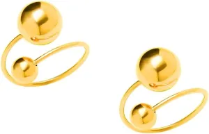 Adjustable Stainless Steel Ring for Women Elegant Bead Design Versatile Knuckle Jewelry present Choice