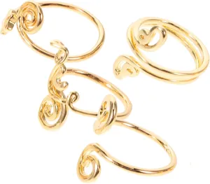 Adjustable Toe Rings for Women 4 Styles Handmade Zircon Open Toe Jewelry Summer Beach Party Accessory