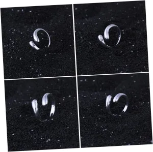 Adjustable Water Drop Rings for Women Elegant Open End Design Jewelry Accessory for Daily Wear and
