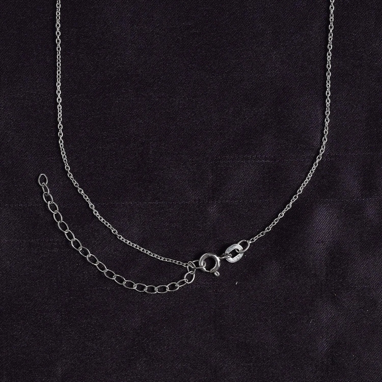 AFFY Tennis Necklace for Women, 1.00 Carat Round Lab Grown Diamond Dainty Choker Necklace In 14K Gold Over Sterling Silver 18" Long Chain Necklace Jewelry Gifts For Her