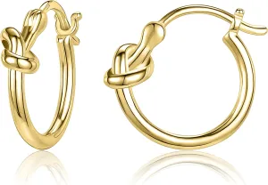 AoedeJ Sterling Silver Hoop Earrings Hypoallergenic Hoop Earrings Set Small Sterling Silver Earrings Hoops Clip On Hoop Earrings for Women Multipack