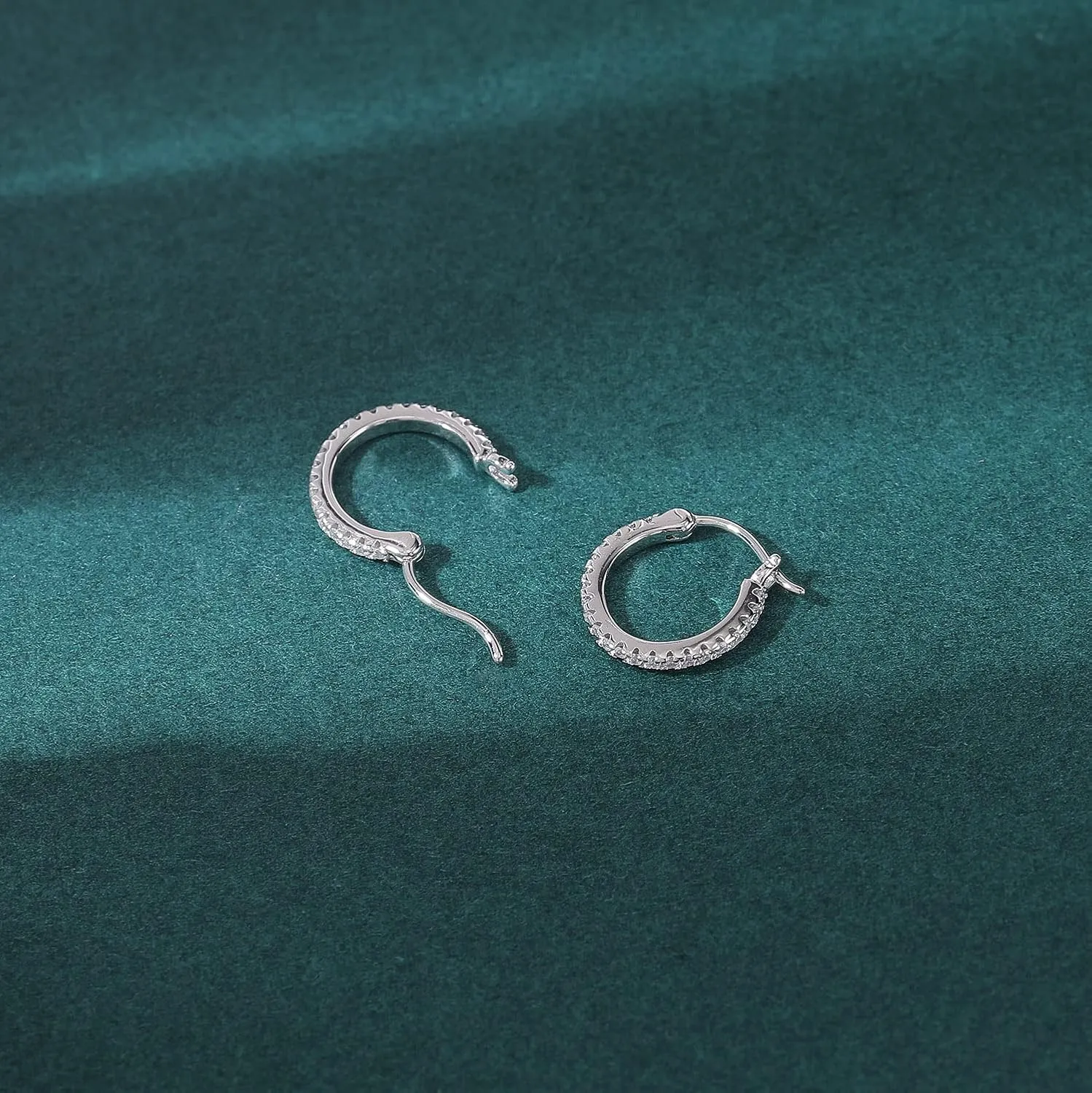 AoedeJ Sterling Silver Hoop Earrings Hypoallergenic Hoop Earrings Set Small Sterling Silver Earrings Hoops Clip On Hoop Earrings for Women Multipack