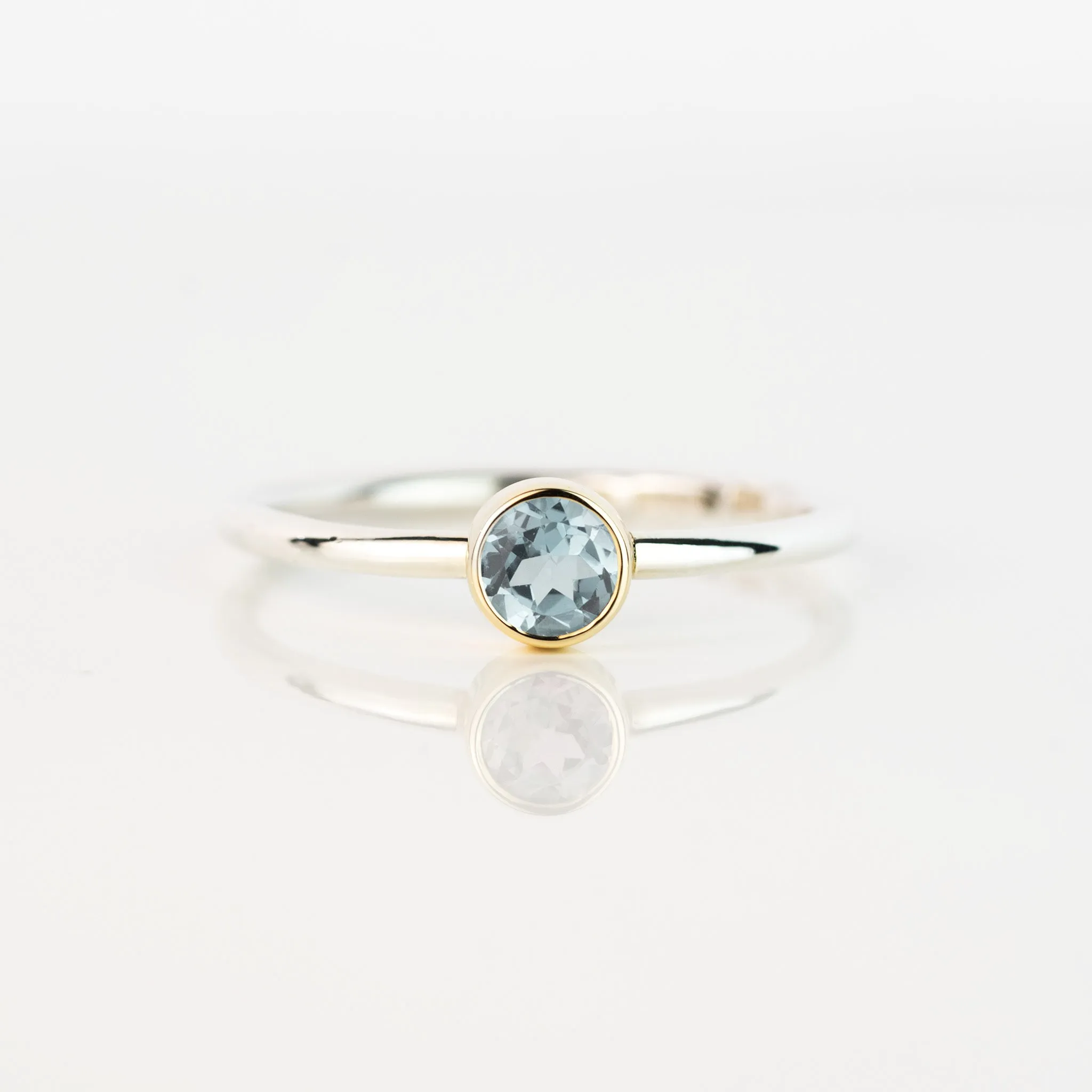 Aquamarine Andromeda Ring