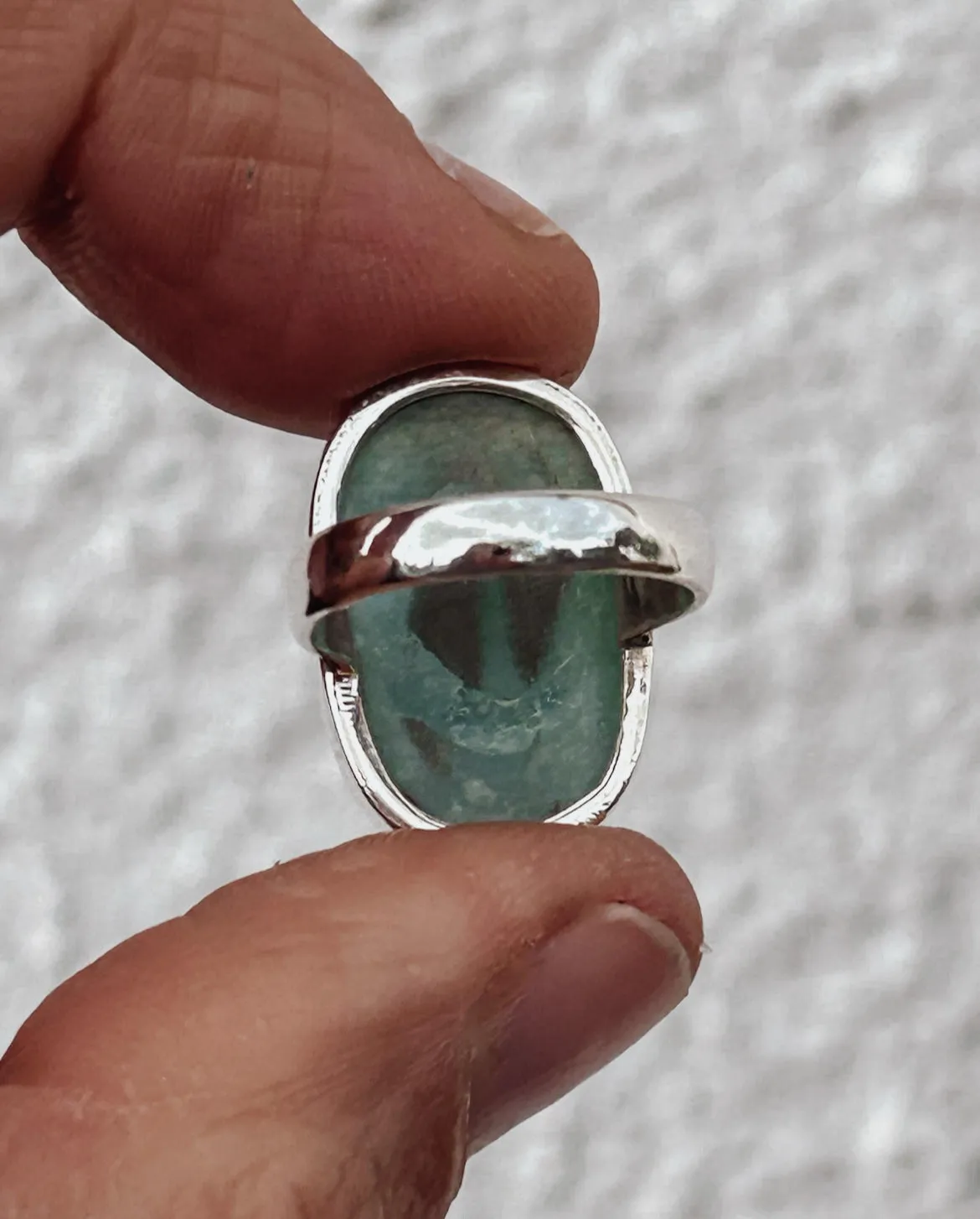 Aquamarine Size K Ring