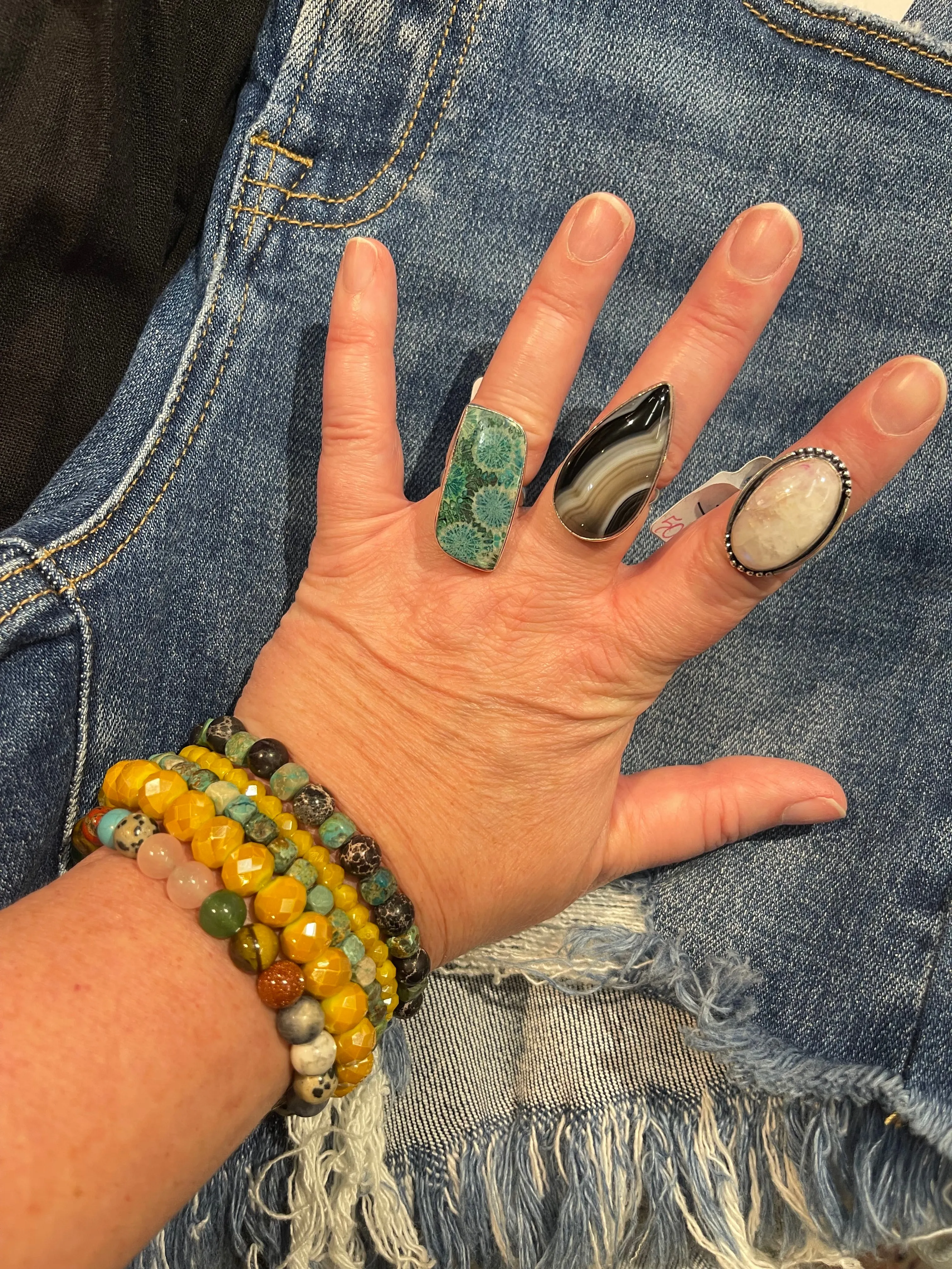 Authentic Stone Rings