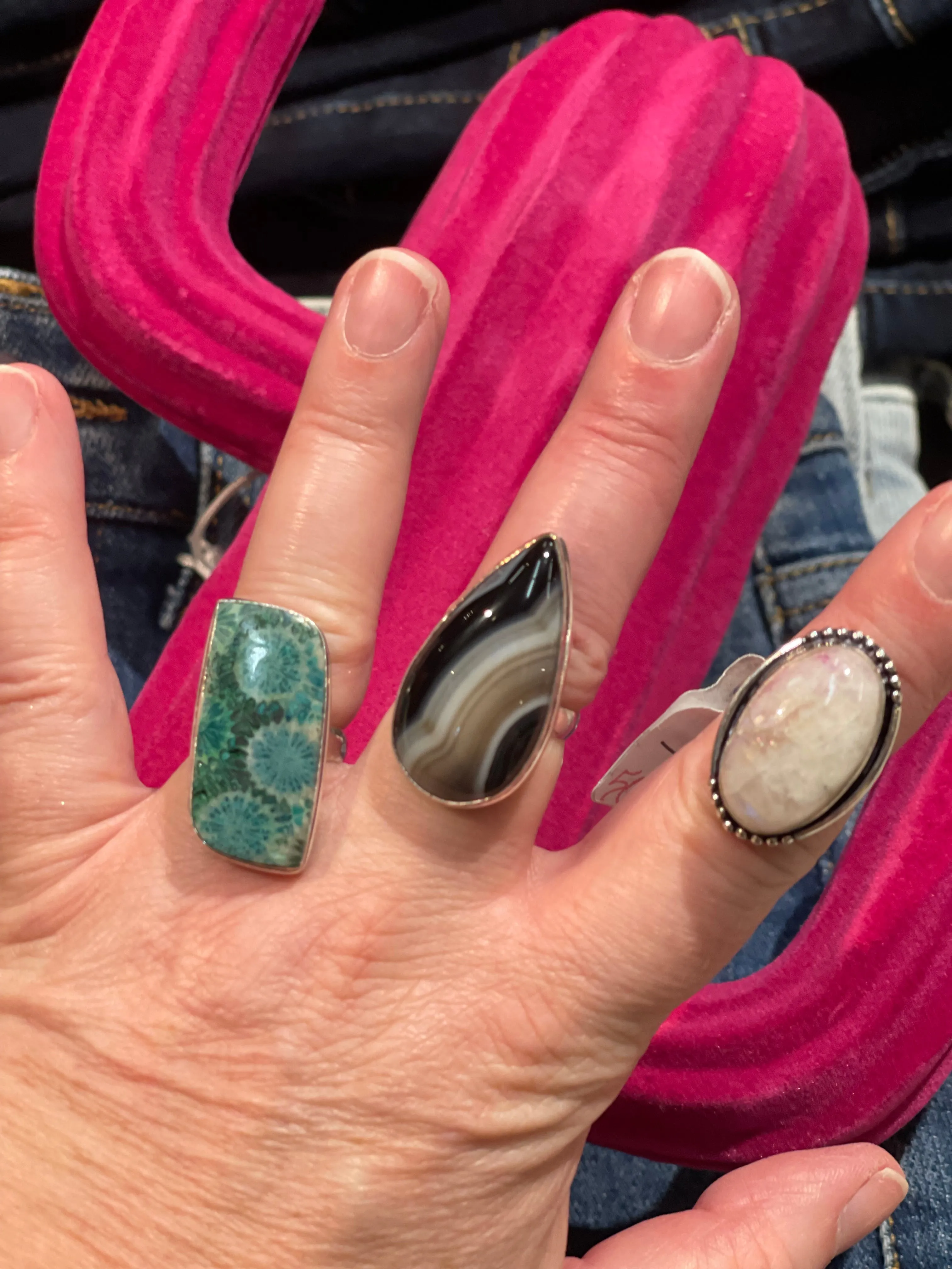 Authentic Stone Rings