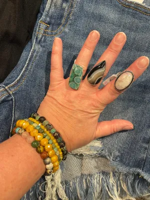 Authentic Stone Rings
