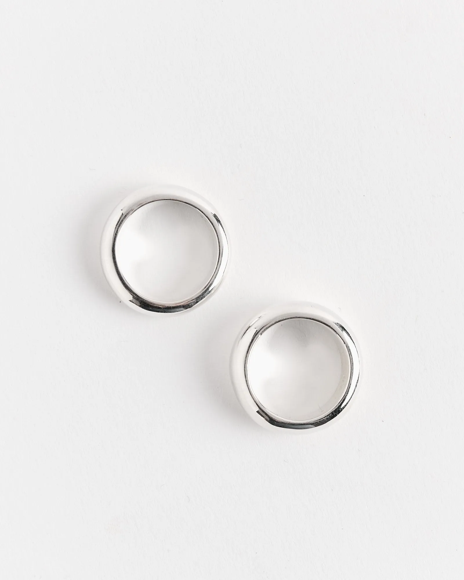 Bagel Ring Set in Sterling Silver