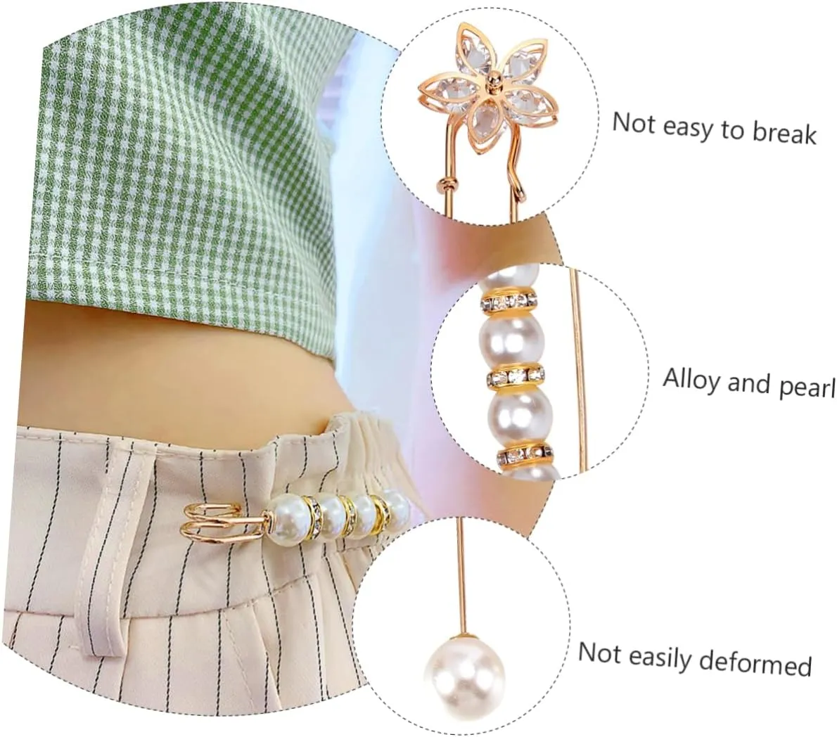 BESPORTBLE Brooch Cardigan Women Small Brooch Pins Woman Sewing Clothes Brooches Mini Embellish Buttons Decorative