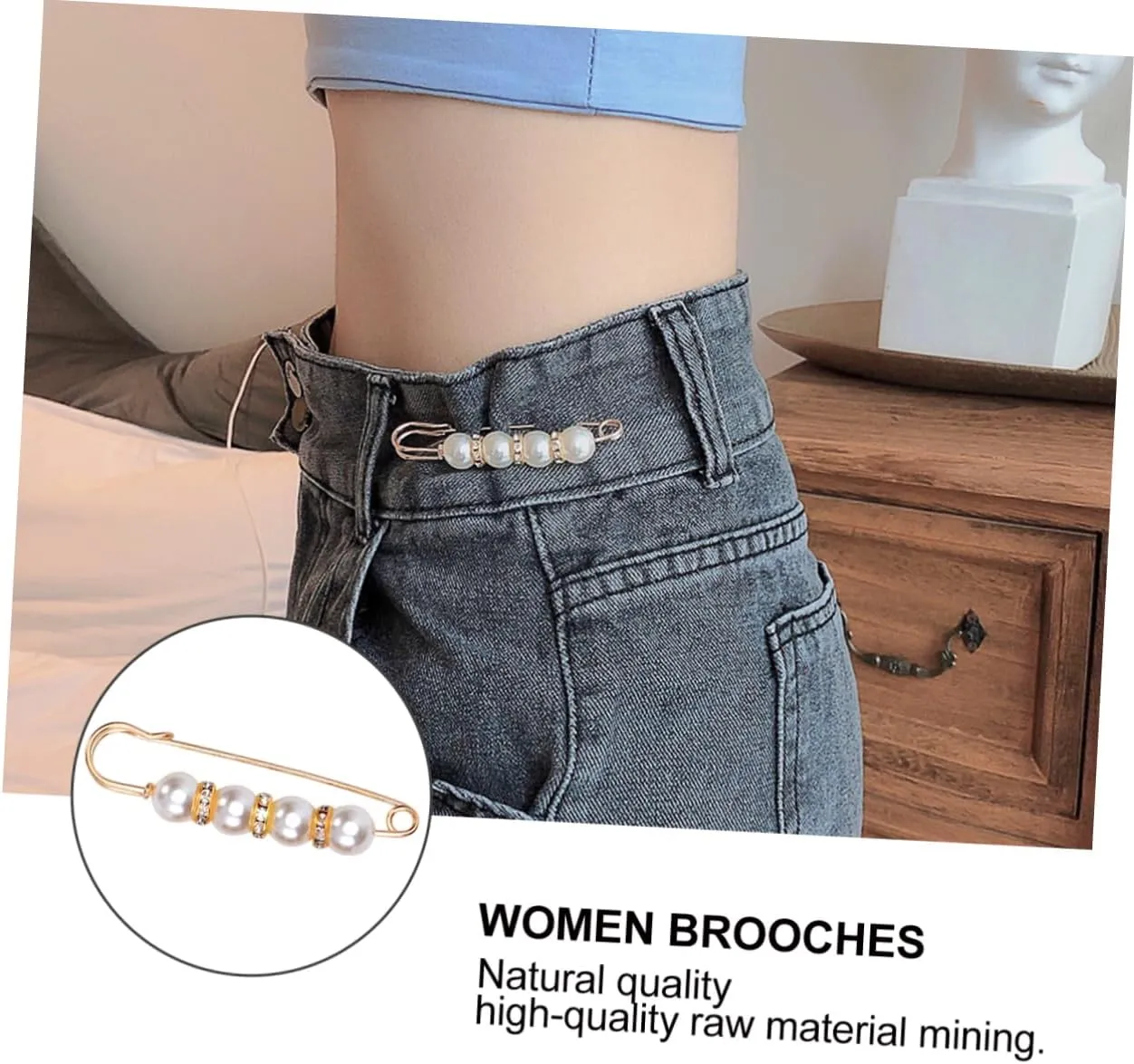 BESPORTBLE Brooch Cardigan Women Small Brooch Pins Woman Sewing Clothes Brooches Mini Embellish Buttons Decorative