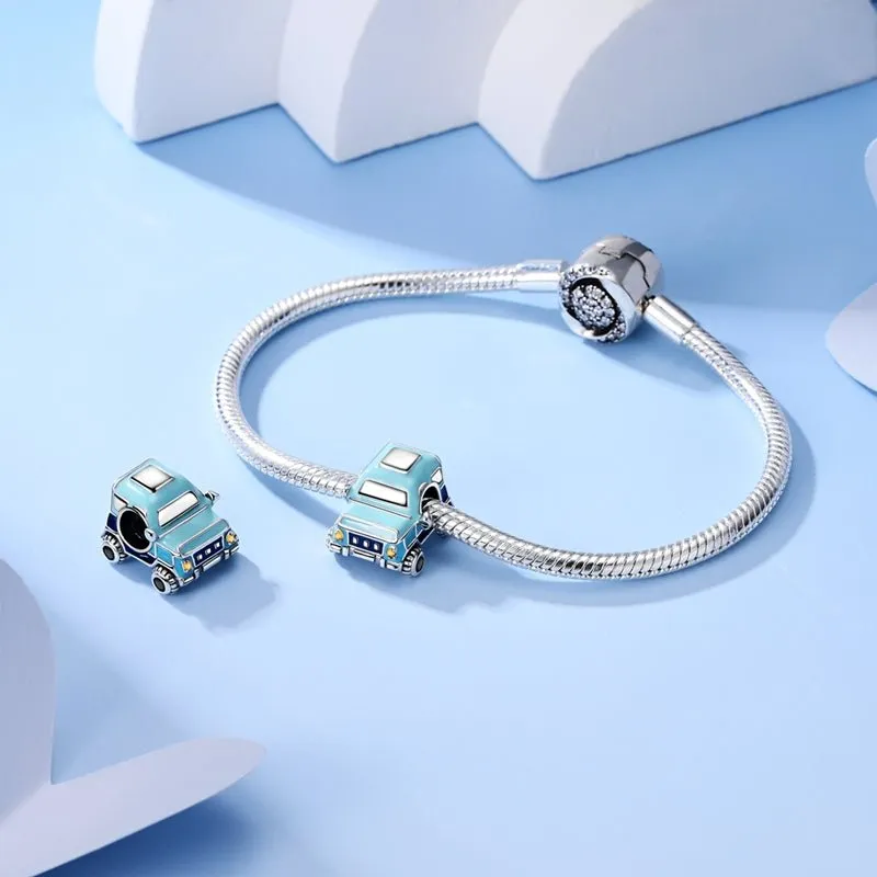 Blue Adventure Jeep Charm