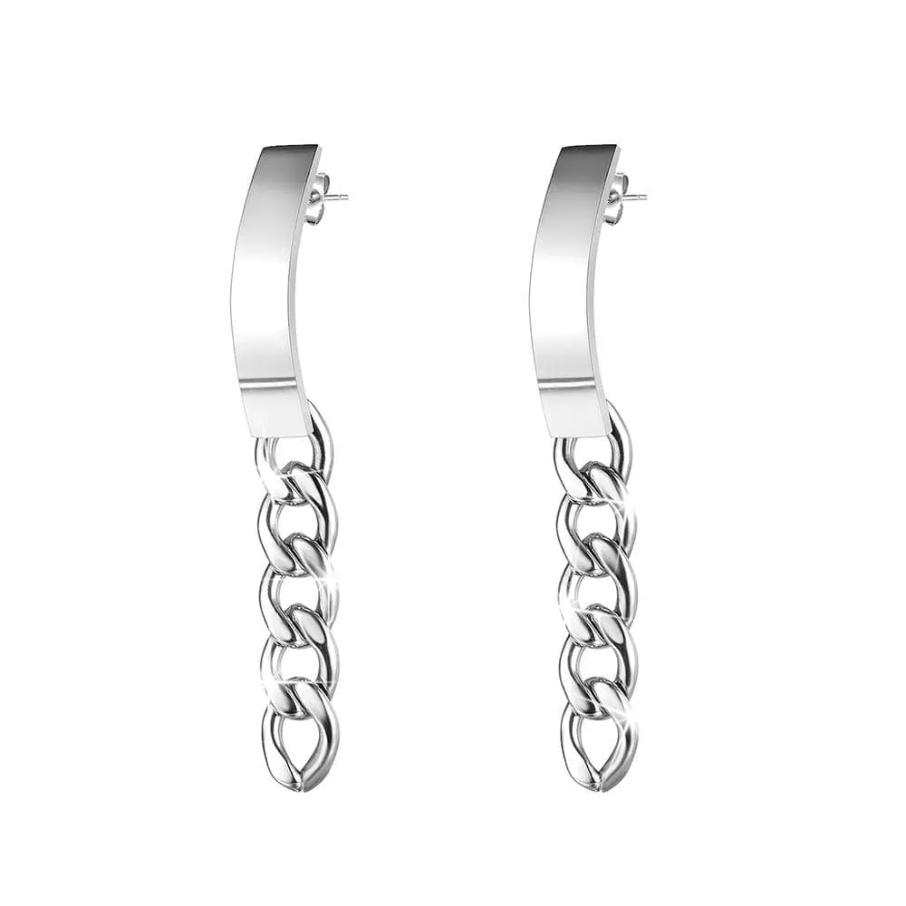 Boxed Set Dramatic Long Chain Drop Earrings