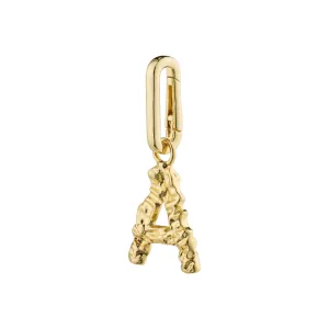 CHARM pendant A, gold-plated