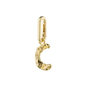 CHARM pendant C, gold-plated