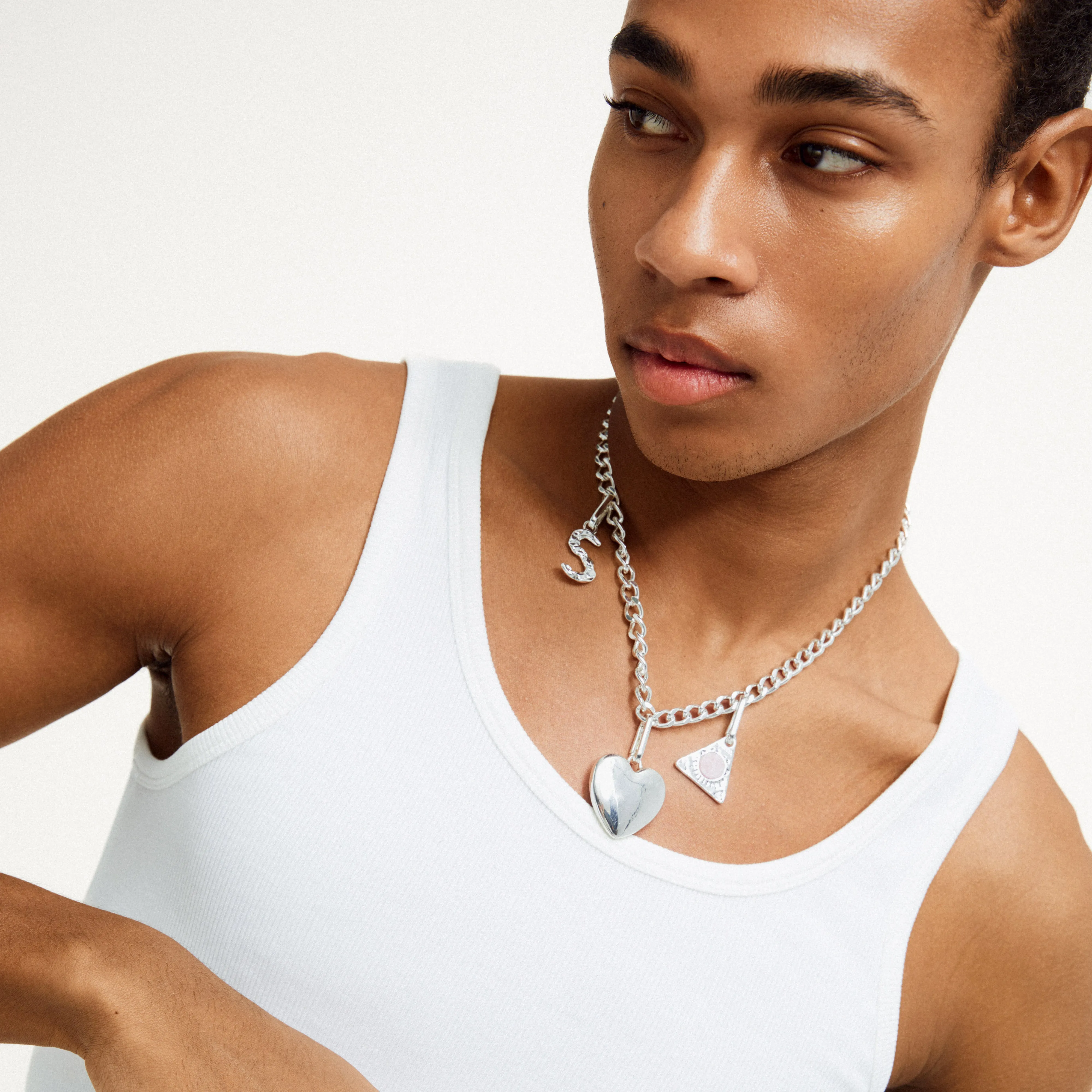 CHARM pendant S, silver-plated