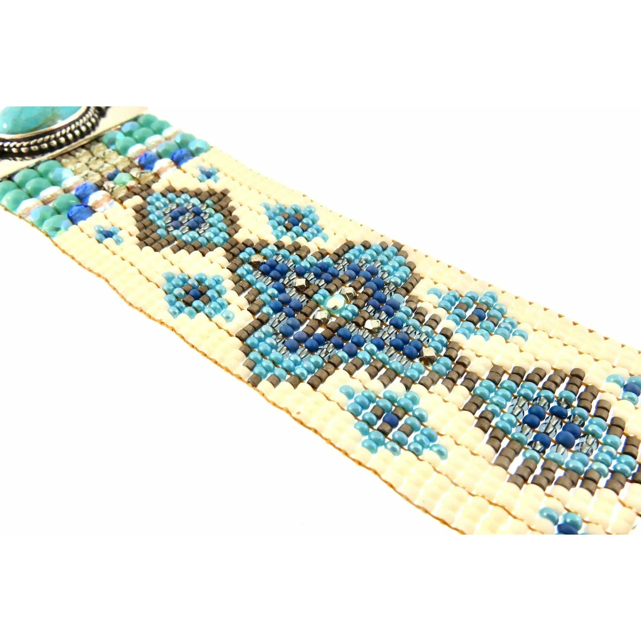 Chili Rose  "Blue Sky" Classic Turquoise Bracelet