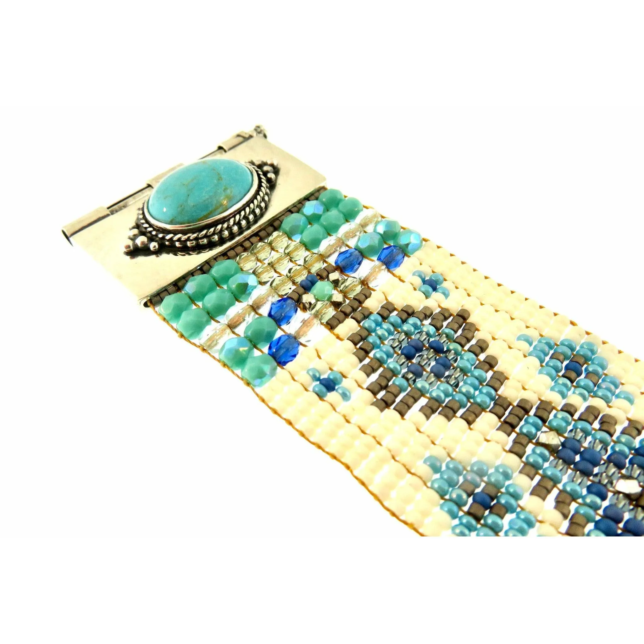Chili Rose  "Blue Sky" Classic Turquoise Bracelet
