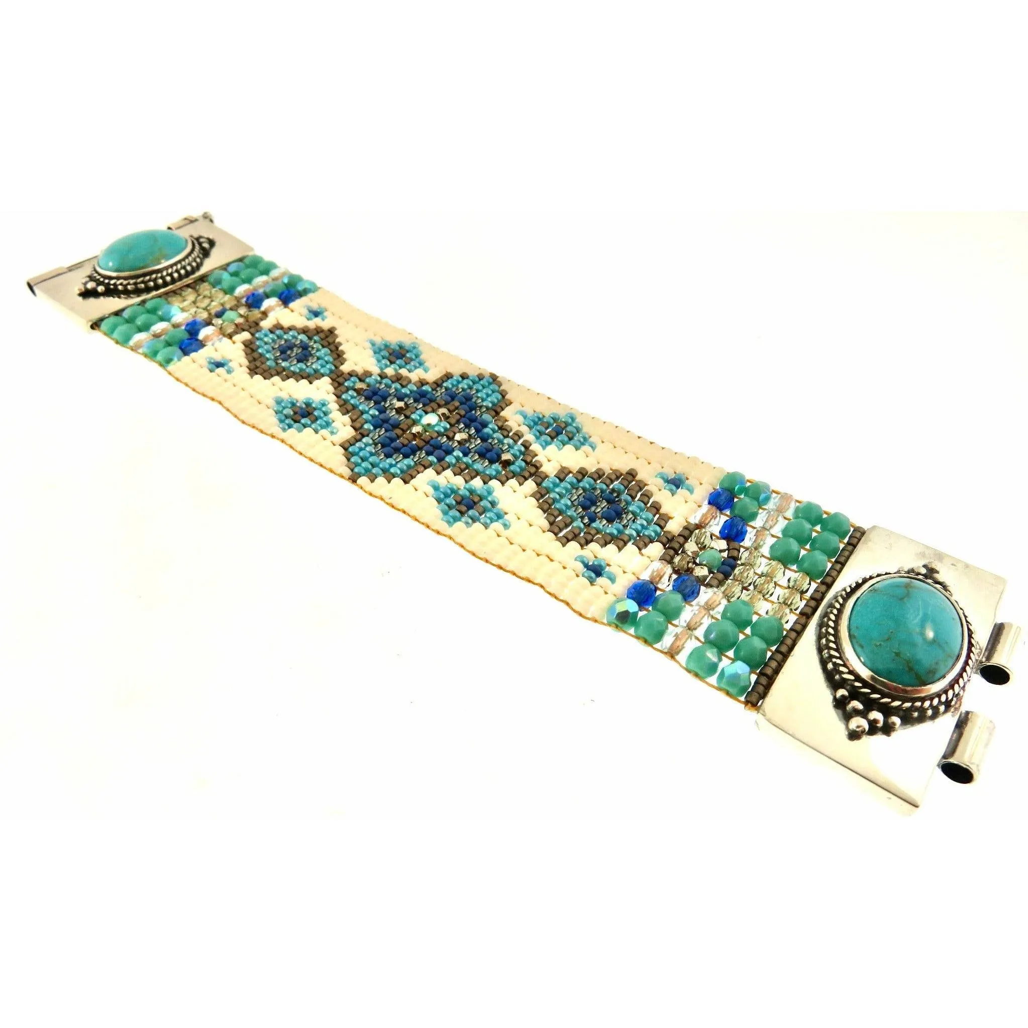 Chili Rose  "Blue Sky" Classic Turquoise Bracelet