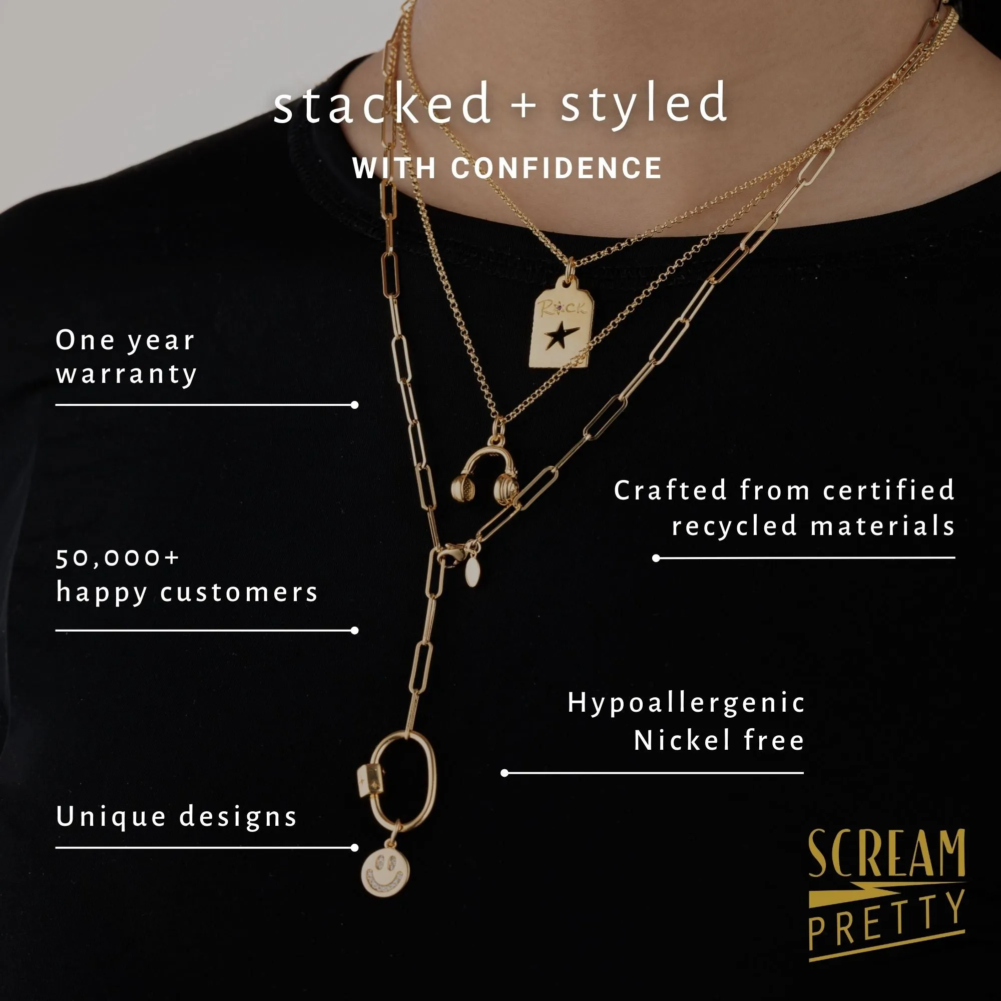 Cleopatra Green Baguette Chain Necklace
