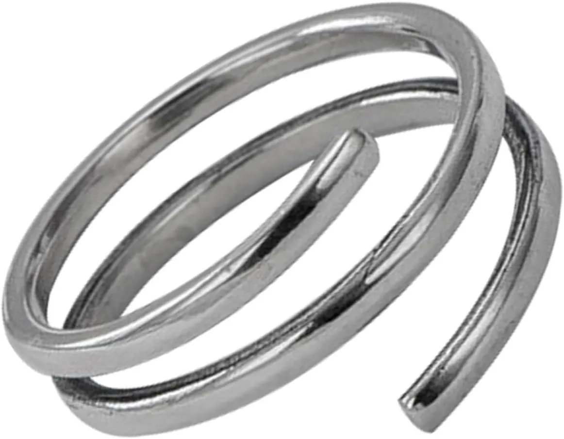 CLISPEED Silver Adjustable Thumb Ring for Women Stylish Multi Wrap Design Elegant Joint and Toe Ring present for Valentine Day Birthdays and Special Occasions