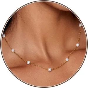 Cross Necklace for Women, Dainty 18K Gold Plated Small Cross Pendant Necklace Simple Gold Cross Necklaces for Women Trendy Gold Jewelry for Women Gift